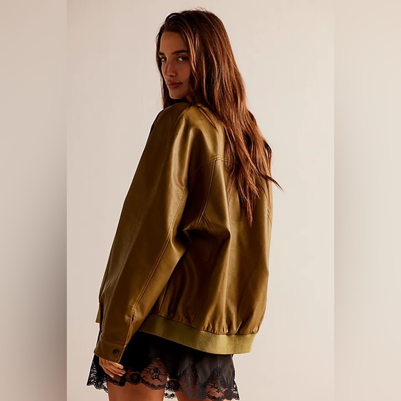 Free People Wild Rose Bomber - Picture 6 of 7